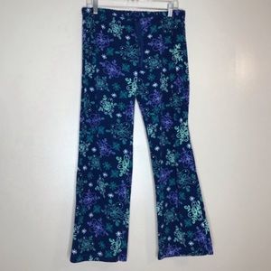 Old Navy blue snowflake fleece pajama pants XS
